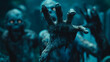 Closeup Zombie Hand For Poster Banner Halloween