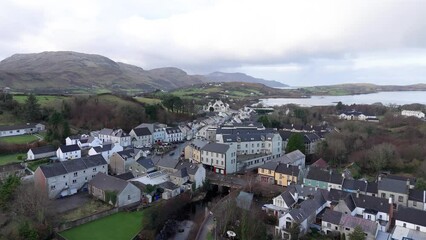 Wall Mural - Aerial view of Ardara in County Donegal - Ireland