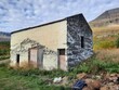 Stara opuszczona świątynia  w Islandii. Mroczne miejsce na Islandii. 