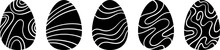 Funky Easter Eggs, Egg Clip Art Collection Design