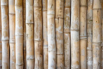  old bamboo wall texture background