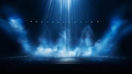 Wall Mural - background with spotlight