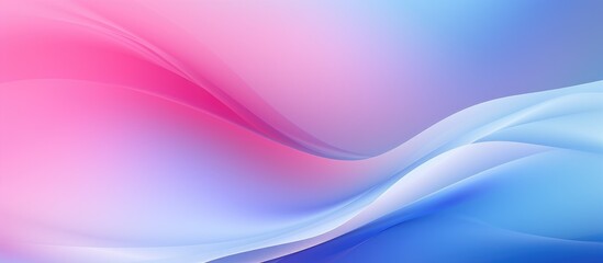 Canvas Print - Pink and Blue Abstract Blurred Background with Gradient for Business Design.