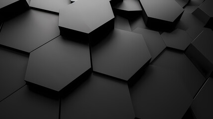 Wall Mural - black 3d background wallpaper simple and modern