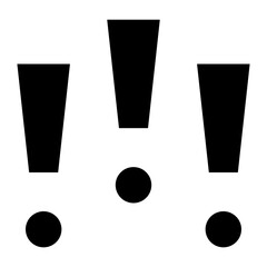 Poster - Exclamation Mark Icon