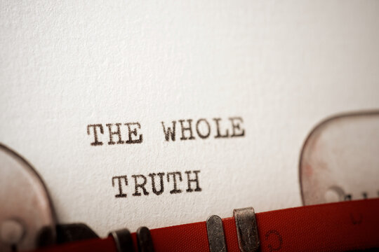 The whole truth phrase