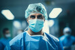 © Tetiana - Generative IA picture modern operating room in futuristic surgery clinic team of professionals operating patient
