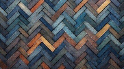 Wall Mural - Geometric background with herringbone patterns