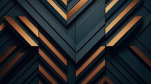 Geometric Background With Striped Patterns