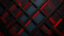 Geometric Background With Plaid Patterns
