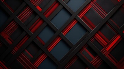 Sticker - Geometric background with plaid patterns