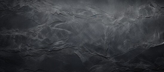 Poster - Luxurious Black Marble Texture on a Dark Background - Elegant and Sophisticated Design Element