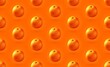 Orange seamless background AI graphic.