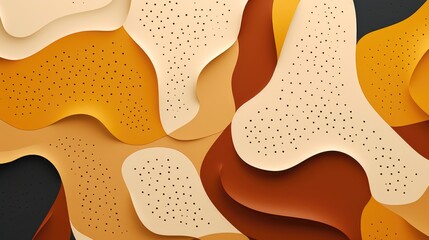 Poster - Close up of a wall with multiple shapes. Perfect for backgrounds or textures