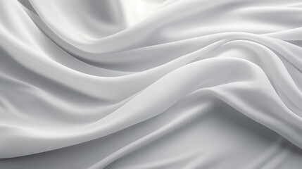 Aufkleber - Detailed shot of white fabric, versatile for various projects