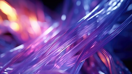 Poster - Close up of a bunch of purple plastic. Perfect for industrial or recycling concepts