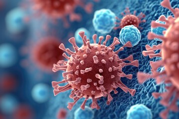 Aufkleber - Detailed image of a corona cell, suitable for scientific use