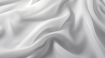 Poster - Detailed view of white fabric, versatile for various projects