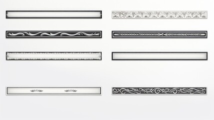 Poster - Assorted decorative trimmings for various projects