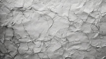 Poster - A detailed black and white photo of a cracked wall. Suitable for backgrounds and textures