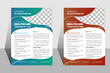  Medical flayer Design Template. Healthcare and Medical pharmacy flyer and brochure template design. Vector design. A4 size for poster, flyer or cover 