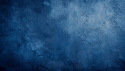 Poster - Blue dark grunge cement wall in retro concept. Old concrete background for wallpaper or graphic design. Blank plaster texture in vintage style.