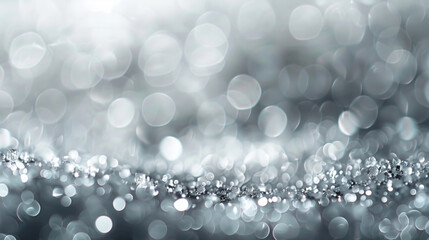 Poster - Close-up of water droplets in black and white, suitable for various design projects.