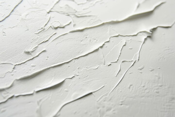 Aufkleber - Close up of a white wall with paint splatters, suitable for backgrounds and textures