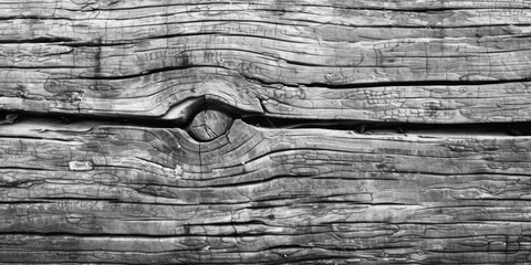 Poster - Detailed view of a piece of wood, suitable for backgrounds and textures