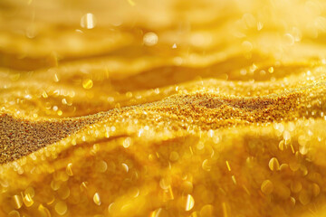 Poster - A detailed close up view of a shiny surface. Suitable for various design projects