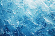 Close up of a blue ice covered surface, ideal for winter-themed designs