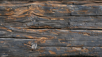 Poster - Detailed close-up of a piece of wood. Perfect for backgrounds and textures