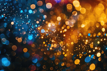 Poster - A blurry photo of various lights, perfect for backgrounds