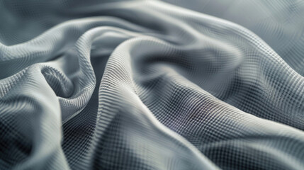 Poster - Detailed close up of a fabric sheet, perfect for backgrounds or textures
