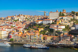 Fototapeta Big Ben - Panoramic view of Porto