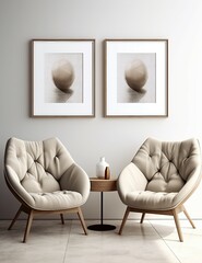 Canvas Print - living room interior