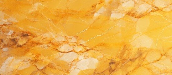 Poster - A detailed shot of a brown marble with tints of amber, orange, and peach, resembling wood. The unique pattern makes it perfect for cuisine art or dish display