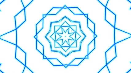 Poster - Abstract background with schematic mandala effect. Design. Geometric lined pattern with fractal shapes.