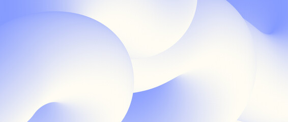 Poster - Abstract white blue fluid gradient background. Wavy curved flow poster wallpaper. Soft liquid wave backdrop. Smooth color template for presentation, banner, flyer, booklet. Vector illustration. 