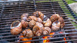 Grilled sweet clams