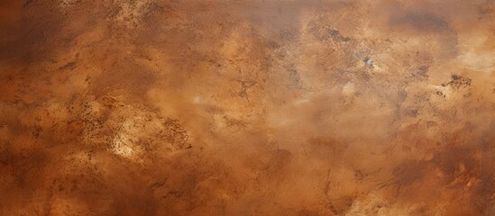 Poster - A closeup of a textured brown hardwood wall with varying tints and shades of amber, beige, and peach, creating a striking pattern against the blurred background