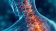 Cervical spondylosis. a general term for age related wear and tear affecting the spinal disks in your neck. As the disks dehydrate and shrink, signs of osteoarthritis develop