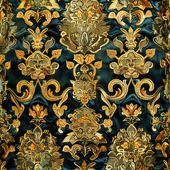 Poster - Brocade Seamless Patterns