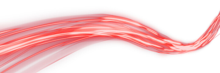 Wall Mural - transparent red speed line element