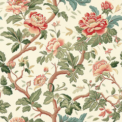 Poster - Chintz Seamless Patterns