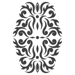 Wall Mural - Damask decorative element vector