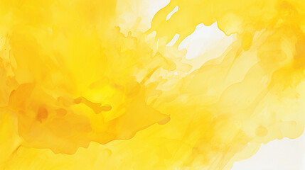 Wall Mural - yellow watercolor background for your design watercolor