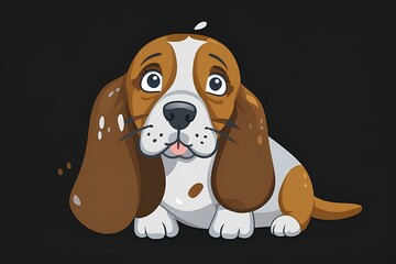 Wall Mural - Basset hound