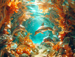Ocean Dwelling Merfolk Coral Scales