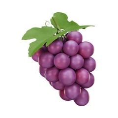 bunch of grapes fruit food red isolated bunch grapessweet  juicy agriculture cluster dessert purple vegetarian nature natural leaf closeup 